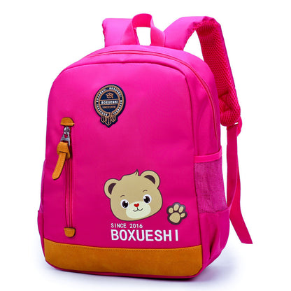 Cartoon Bear School Bag
