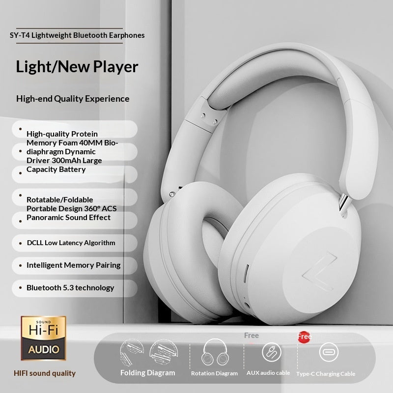 Wireless Over-Ear Headphones – 15 Hour Battery