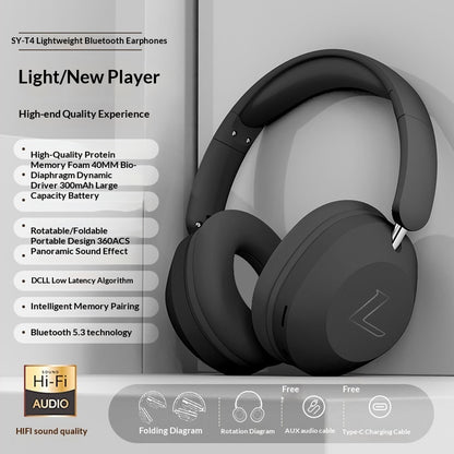 Wireless Over-Ear Headphones – 15 Hour Battery