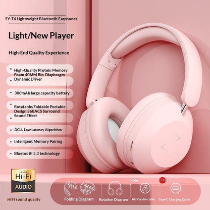 Wireless Over-Ear Headphones – 15 Hour Battery