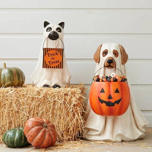 Halloween Pumpkin Dog & Cat Decorations 🎃🐾