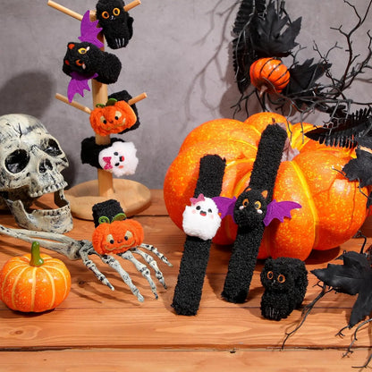 Halloween Plush Slap Bracelets