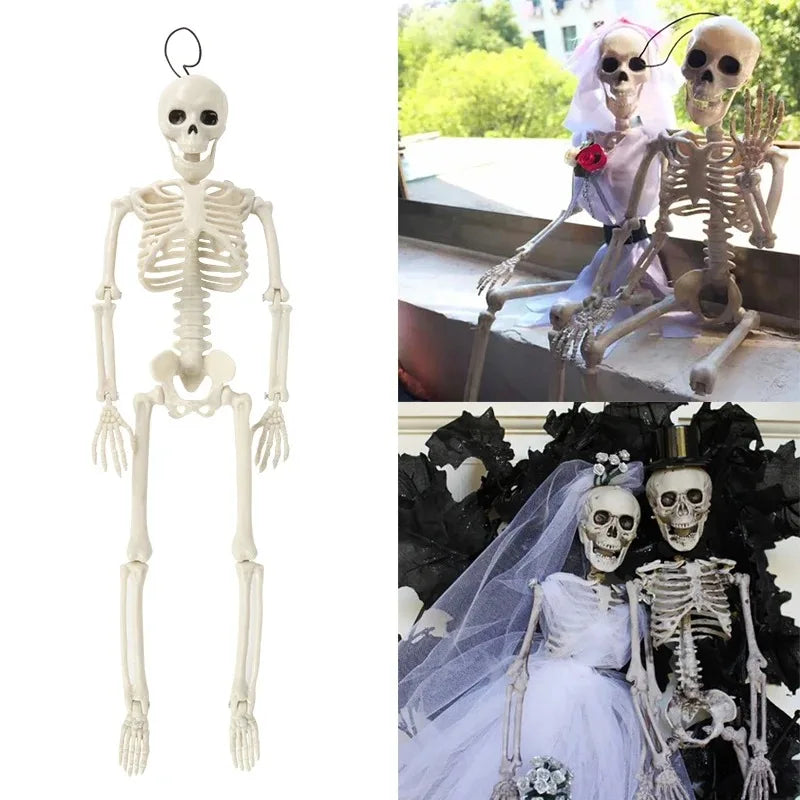 40cm Posable Halloween Skeleton Decoration