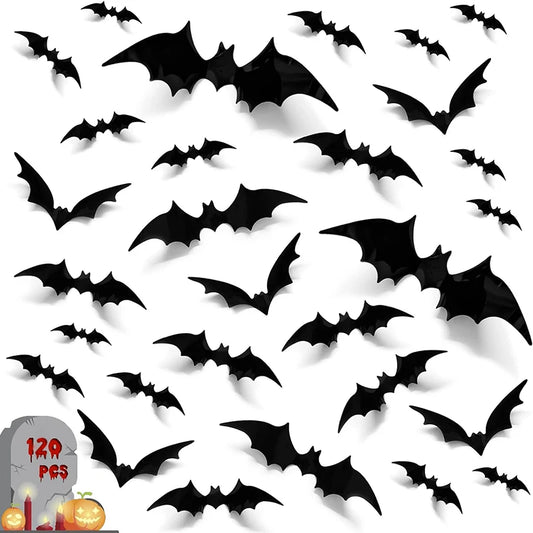 3D Halloween Bat Wall Decorations 🎃