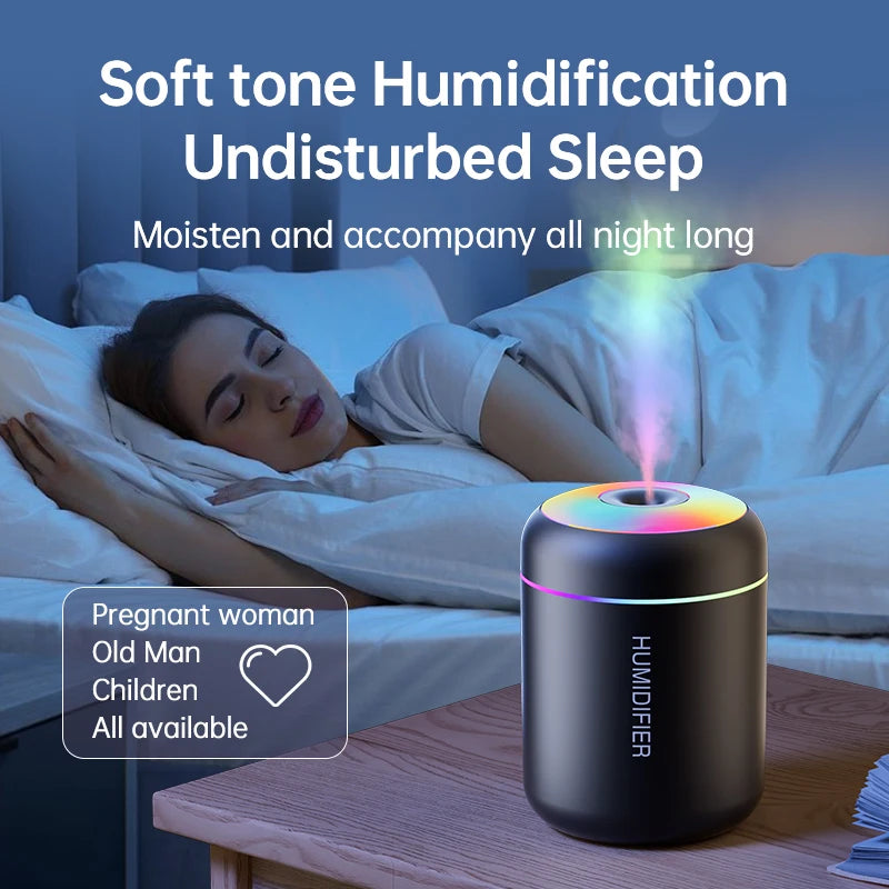 180ML Mini USB Humidifier with Ambient Light