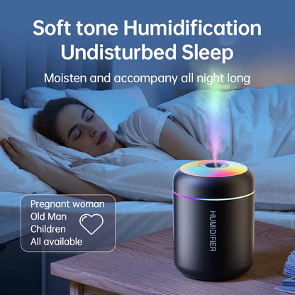180ML Mini USB Humidifier with Ambient Light