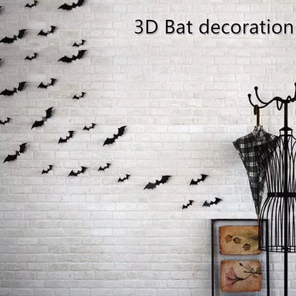3D Halloween Bat Wall Decorations 🎃