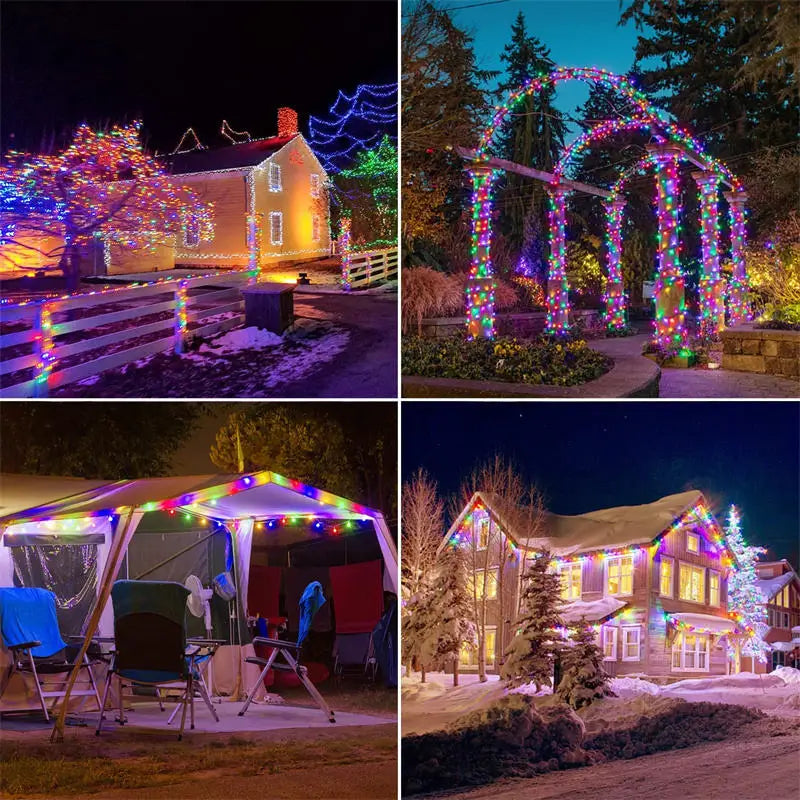 Solar LED Outdoor Fairy String Lights