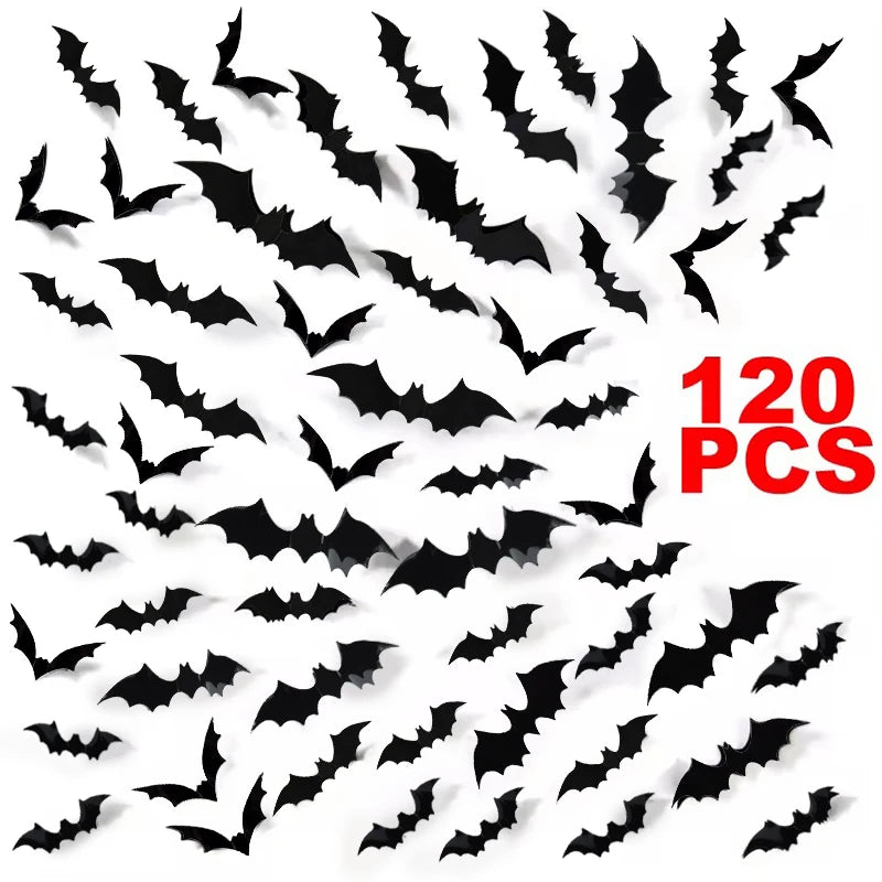 3D Halloween Bat Wall Decorations 🎃