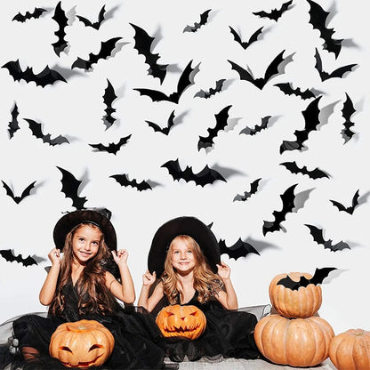 3D Halloween Bat Wall Decorations 🎃