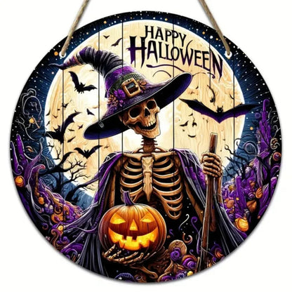 Halloween Trick or Treat Wooden Hanging Sign 🎃