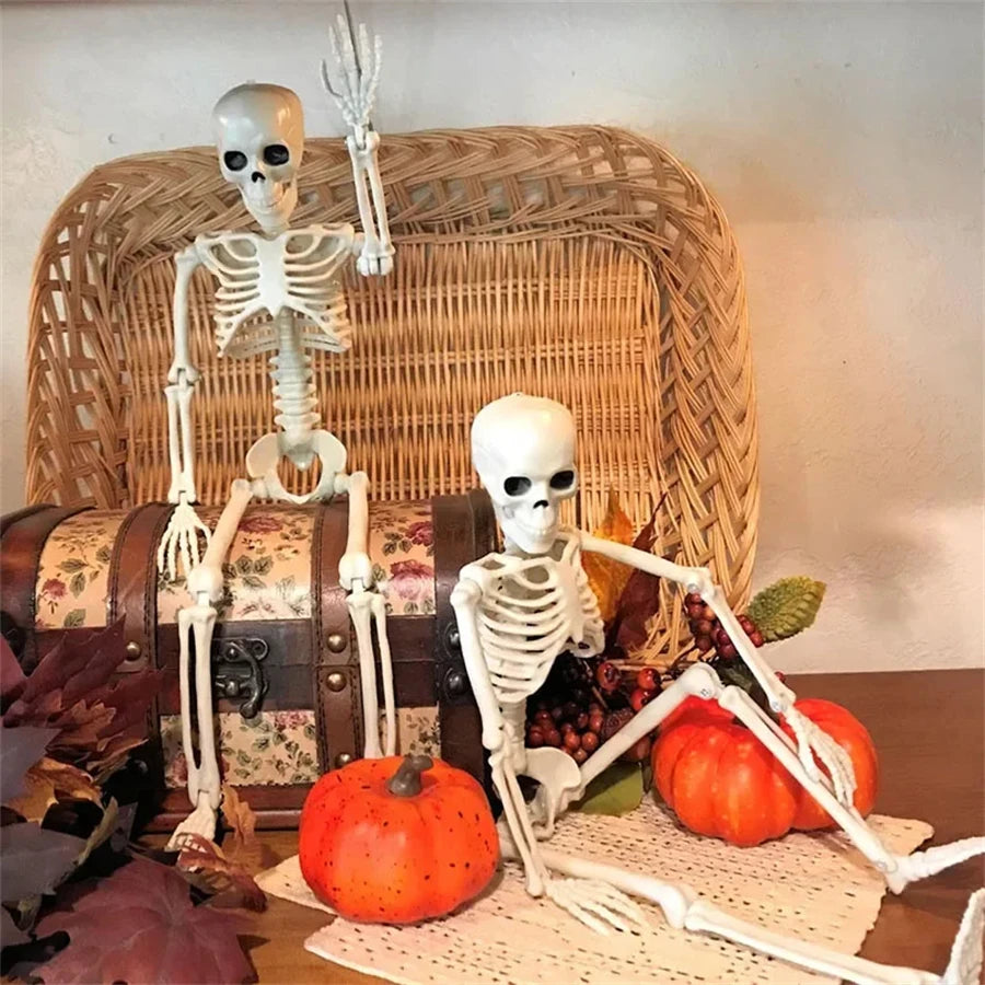 40cm Posable Halloween Skeleton Decoration