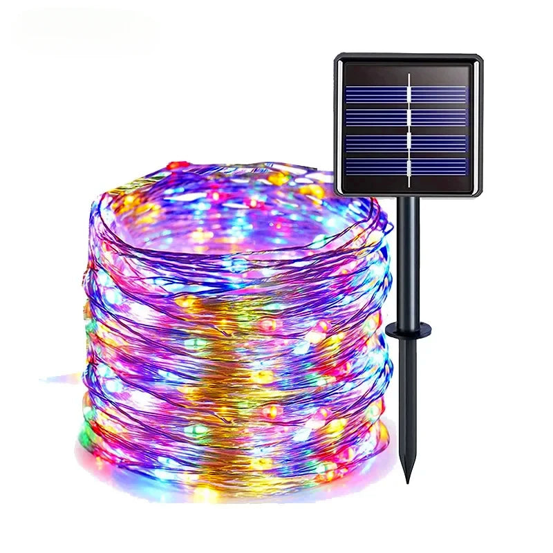 Solar LED Outdoor Fairy String Lights