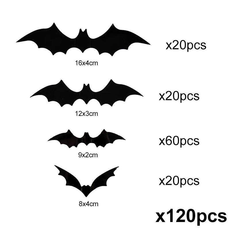 3D Halloween Bat Wall Decorations 🎃