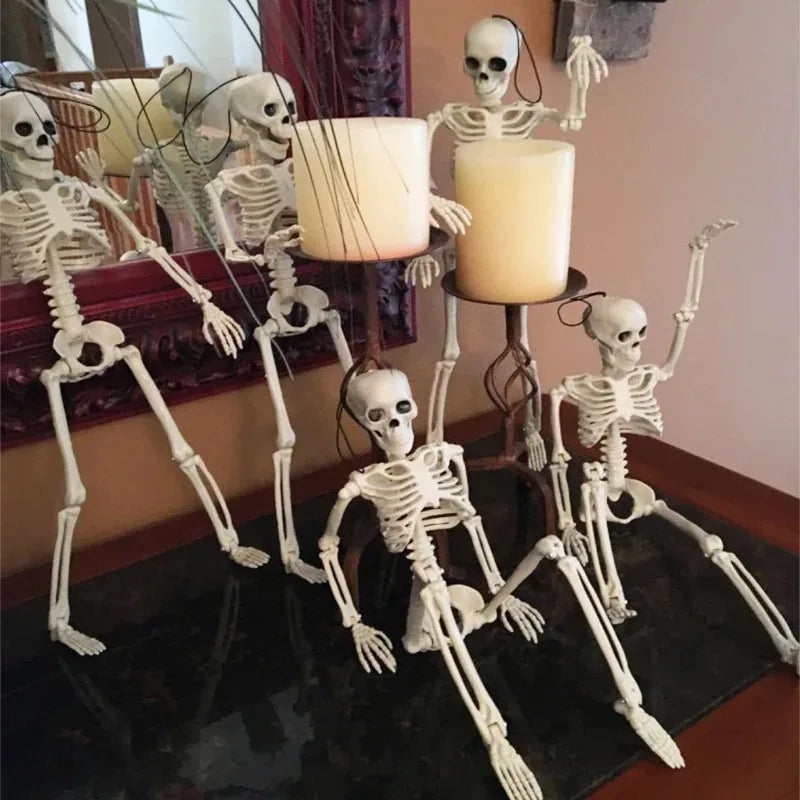 40cm Posable Halloween Skeleton Decoration