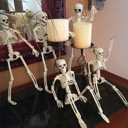 40cm Posable Halloween Skeleton Decoration
