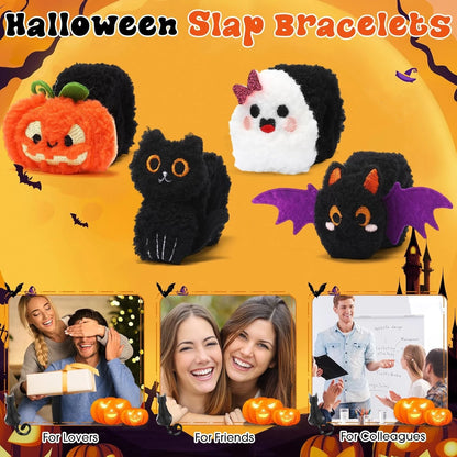 Halloween Plush Slap Bracelets
