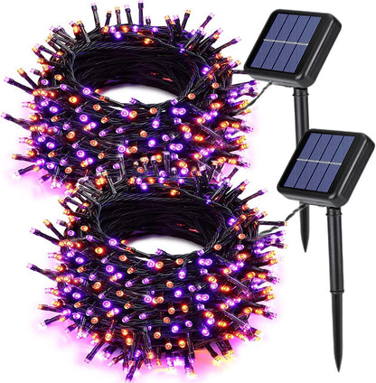 400 LED Solar Halloween String Lights – 2 Pack