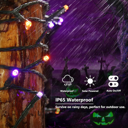 400 LED Solar Halloween String Lights – 2 Pack