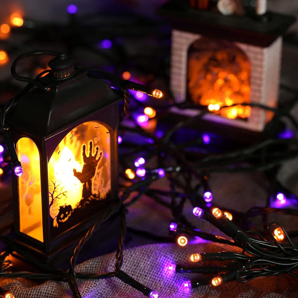 400 LED Solar Halloween String Lights – 2 Pack